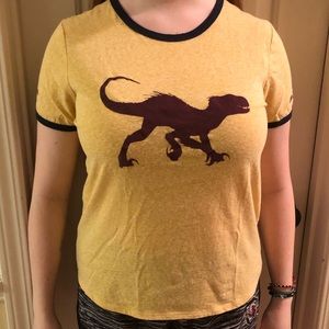 Jurassic World Yellow Dinosaur T-Shirt